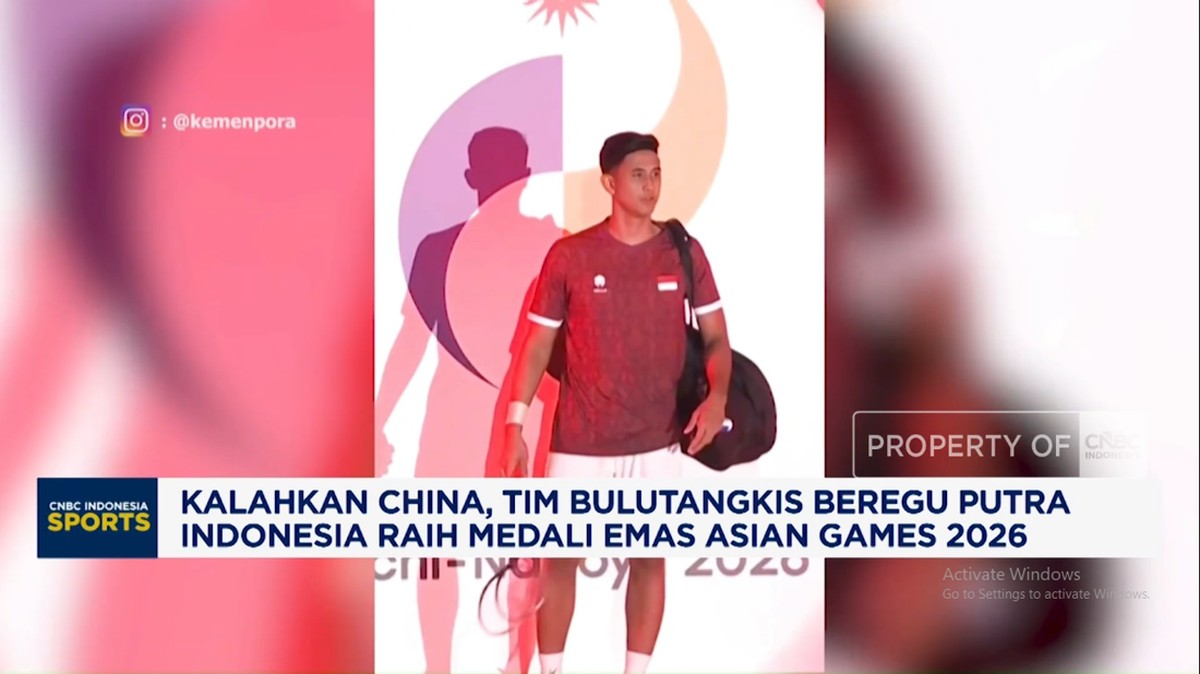 Timnas Bulutangkis Beregu Putra Raih Medali Emas Asian Games 2026