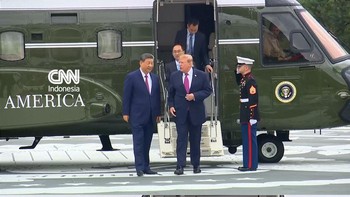 Trump Pamer Helipad Baru Gedung Putih ke Xi Jinping