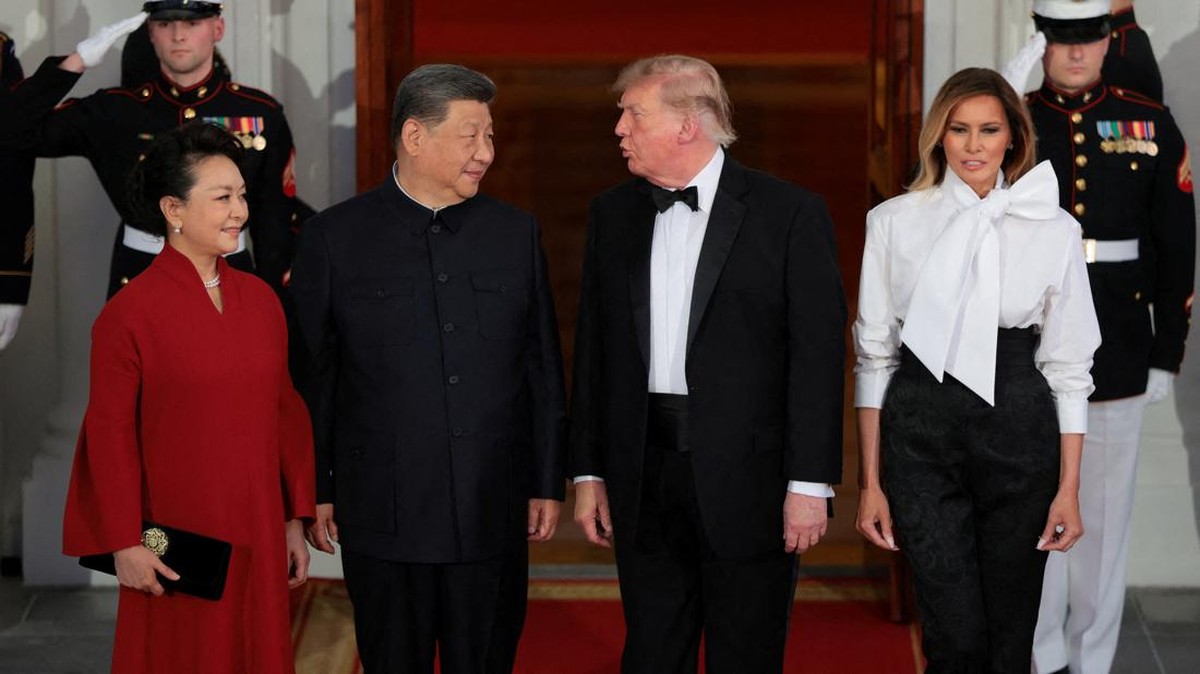 Trump-Xi Jinping Bertukar Kado saat Jamuan Makan Malam di Gedung Putih