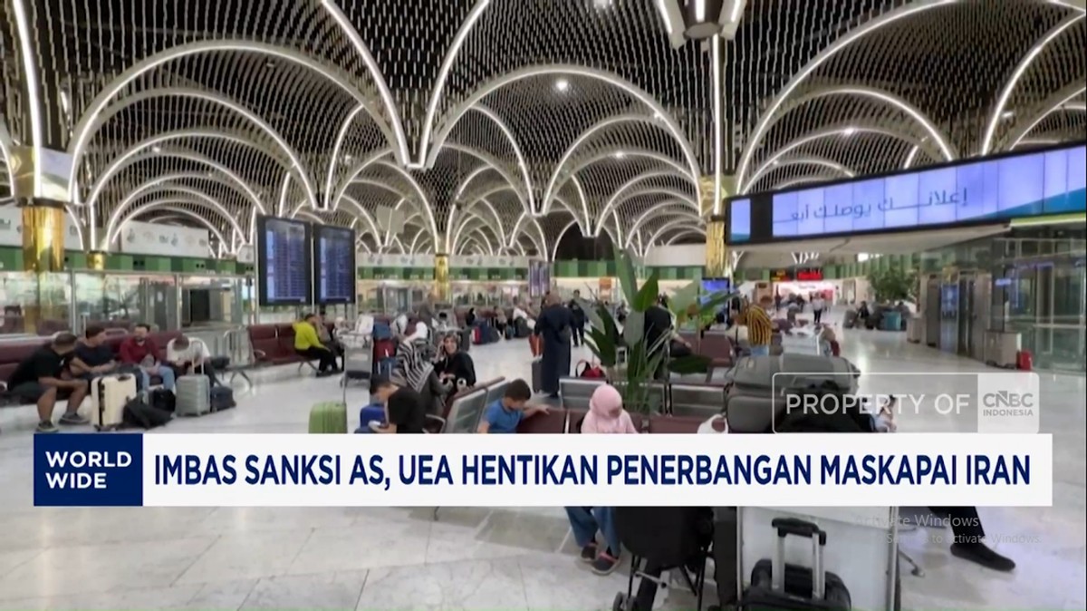 Video: UEA Hentikan Penerbangan Maskapai Iran, Imbas Sanksi AS