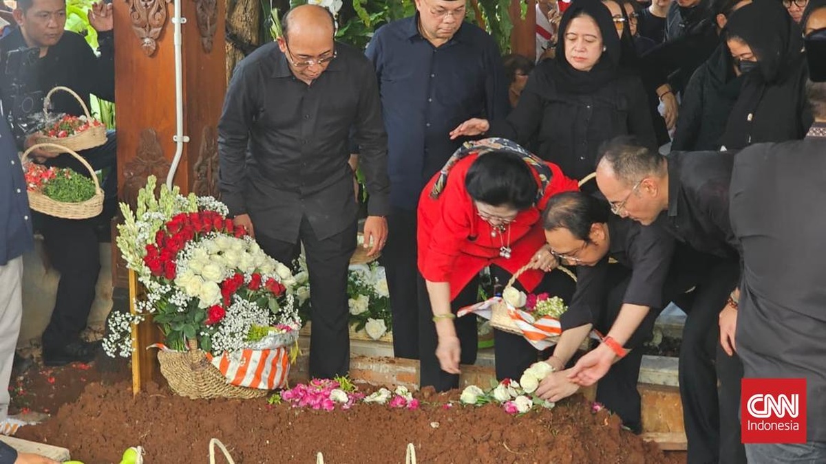 Megawati Berduka, Lepas Kepergian Guruh ke Peristirahatan Terakhir