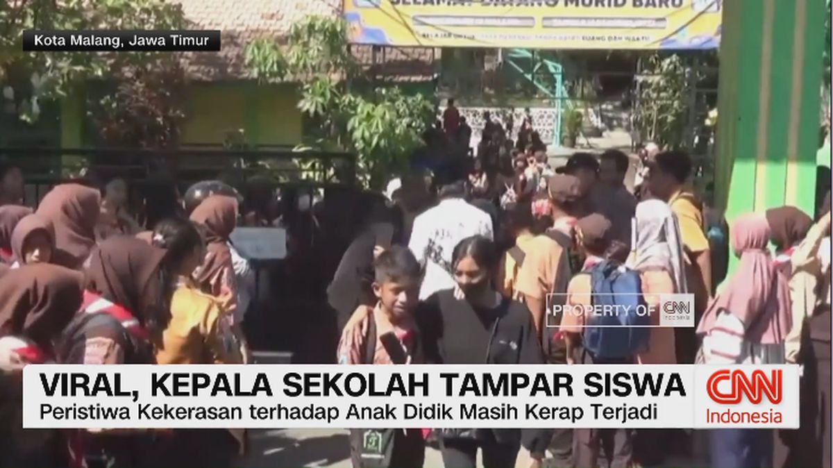 VIDEO: Viral, Kepala Sekolah Tampar Siswa