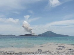Luas Anak Krakatau Kini 341,5 Ha, Lampaui Ukuran Sebelum Erupsi 2018