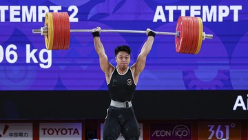 Berita Olahraga Terkini CNN Sport : Profil Rahmat Erwin, Lifter Pemecah 2 Rekor Dunia di Asian Games 2026