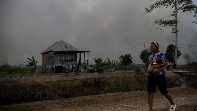 40 Ribu Balita Kena ISPA Akibat Asap Karhutla