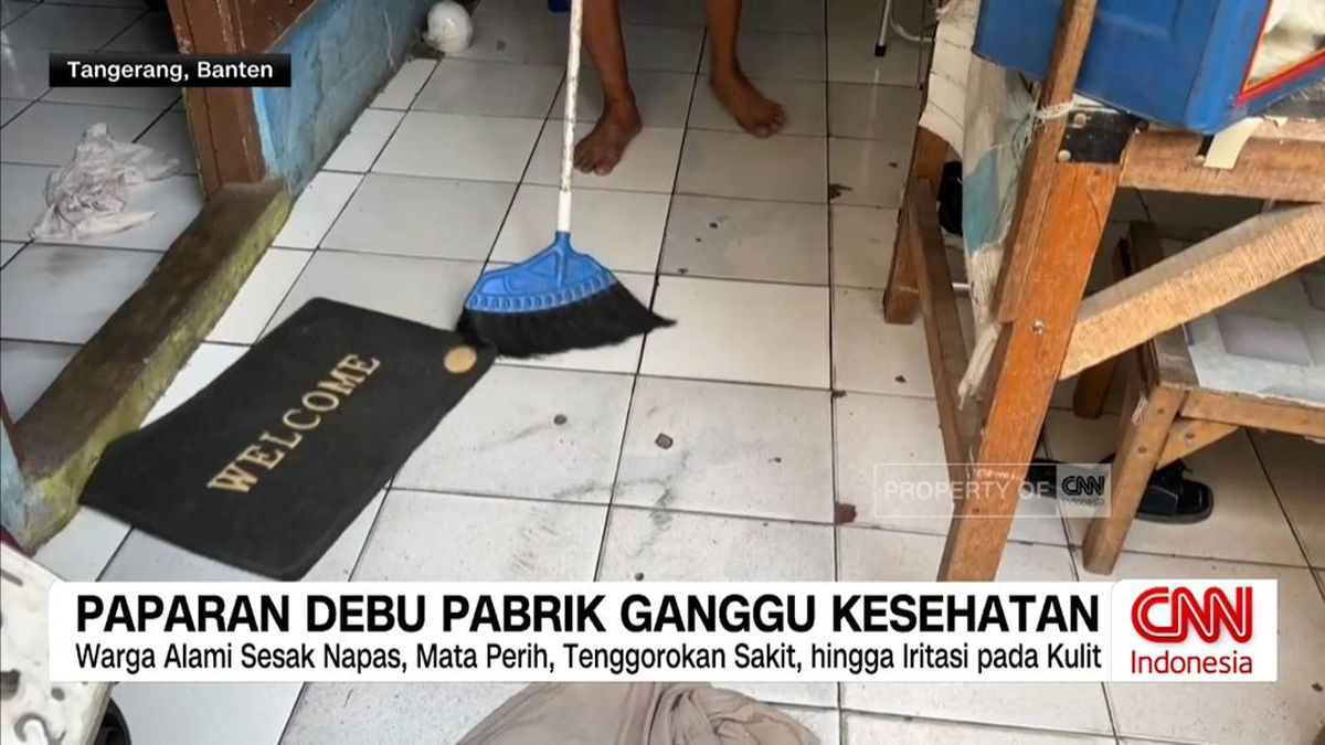 VIDEO: Paparan Debu Pabrik Ganggu Kesehatan Warga Tangerang