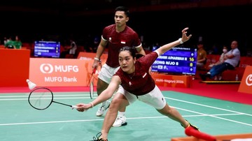 Update Eksklusif Olahraga CNN : Amri/Nita Berpeluang Raih Emas Pertama Ganda Campuran setelah 44 Tahun