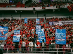 2.625 Suporter Terlibat Pembuatan Human Mural BELIEVE di Laga Vs Singapura