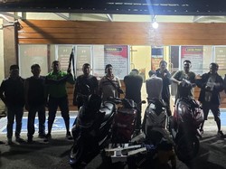 2 Begal Bersenpi di Way Kanan Ditangkap, 4 Motor Disita