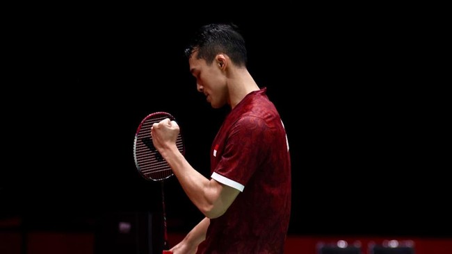 Jonatan Christie saat tampil di 16 besar Asian Games 2026. (Arsip PBSI