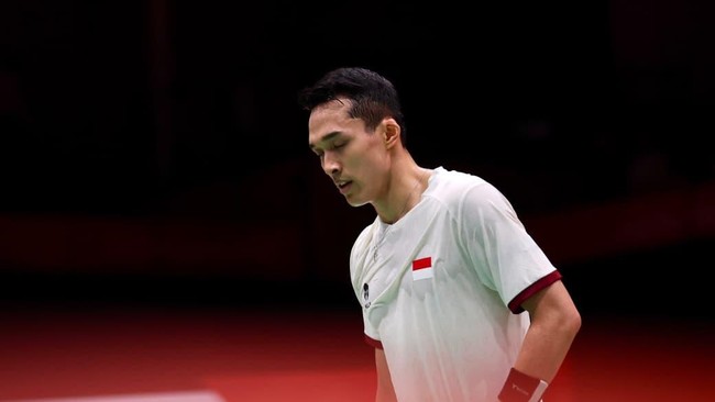 Jonatan Christie saat tampil di perempat final Asian Games 2026