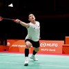 Jonatan Christie saat tampil di perempat final Asian Games 2026