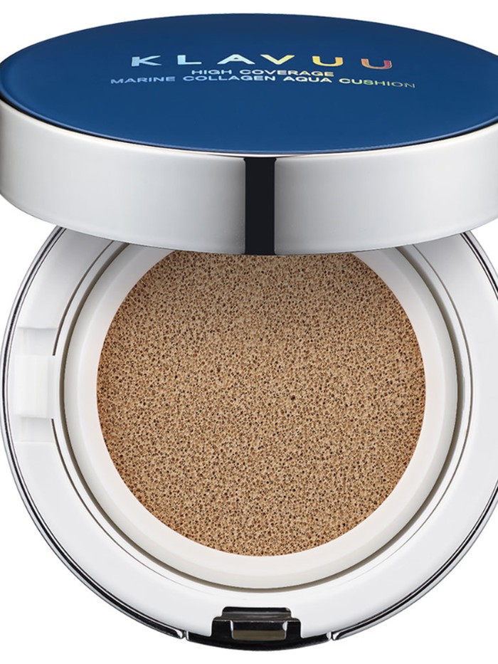 KLAVUU BLUE PEARLSATION High Coverage Marine Collagen Aqua Cushion SPF50 PA