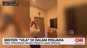 Lapas Cibinong, villa dalam penjara, bangunan mewah Lapas Cibinong,
