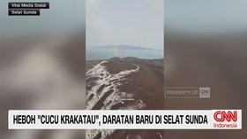 Gunung Anak Krakatau, daratan baru Anak Krakatau, cucu Krakatau,