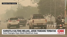 karhutla Kalimantan Tengah, kebakaran hutan Kalteng, kabut asap Palangka Raya,