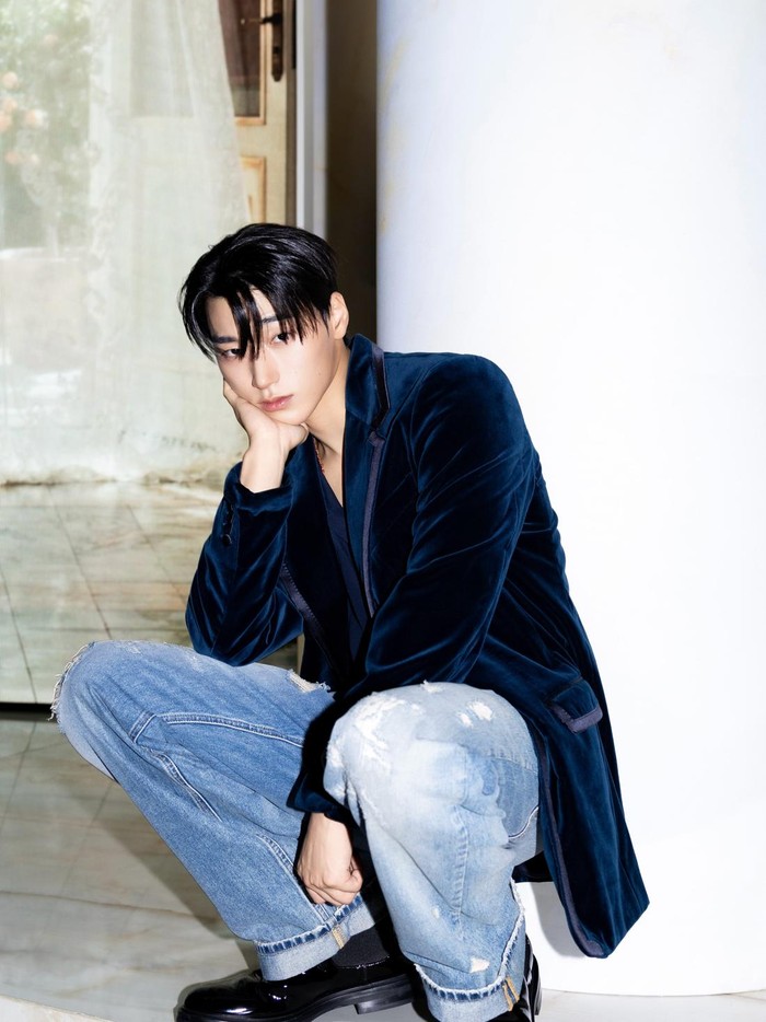 Bagaimana penampilan San ATEEZ kali ini menurut kamu, Beauties?/ Foto: instagram.com/choi3san