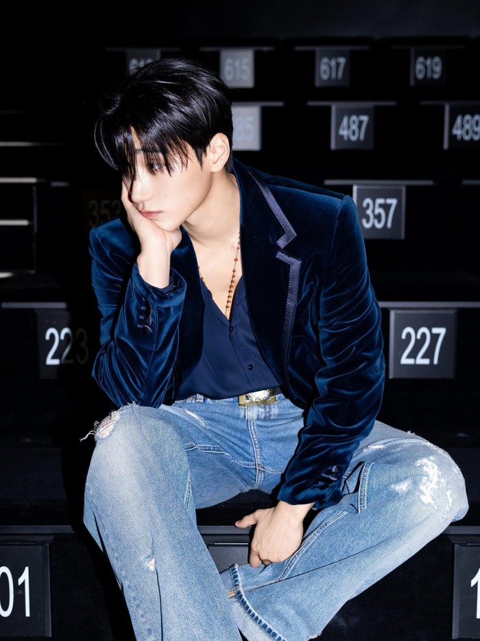 Penampilan San ATEEZ ini turut menjadi atensi publik, khususnya di kalangan ATINY (nama fandom ATEEZ)./ Foto: instagram.com/choi3san