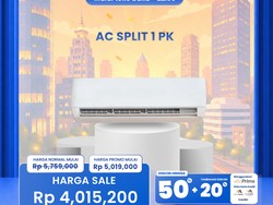 AC Split 1 PK Polytron di Transmart Full Day Sale Harganya Miring!