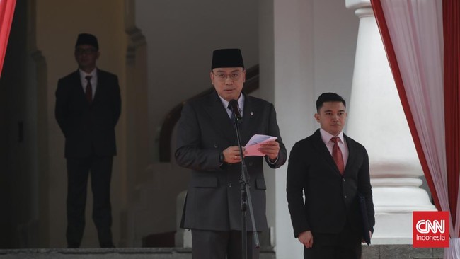 Wamen Komdigi Angga Raka di Peringatan Hari Bhakti Pos dan Telekomunikasi (Postel) ke-81 di Bandung