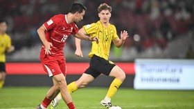 Thom Haye tidak bermain penuh melawan Malaysia karena dikartu merah pada menit ke-37.