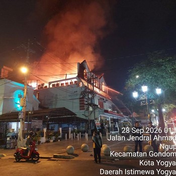 Kronologi Hamzah Batik Malioboro Kebakaran, Api Berhasil Dipadamkan
