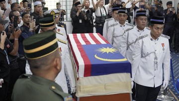 Mendiang Siti Hasmah Istri Mahathir Dimakamkan di Putrajaya Malaysia