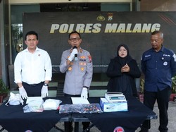 Polres Malang Gagalkan Peredaran 1,1 Kg Sabu dari Jakarta