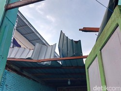 Hujan-Angin Kencang di Mamuju, Rumah Rusak dan Pohon Tumbang