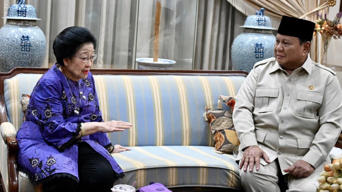 Prabowo Takziah ke Rumah Megawati, Berduka untuk Guruh Soekarnoputra