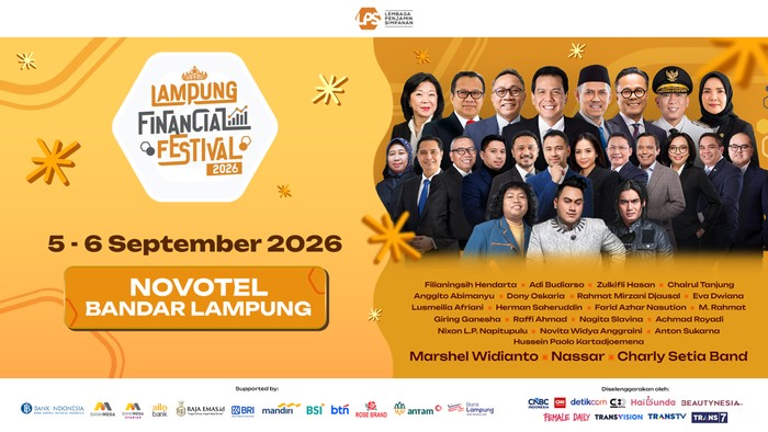 Siap-siap! Belajar Keuangan Seru di Lampung Financial Festival 2026, Catat Tanggalnya!