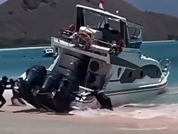 Speedboat Nyaris Terbalik di Long Pink Beach, Nakhoda Ungkap Jangkar Tak Layak