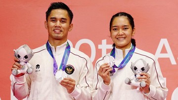 Kabar Sport CNN Terbaru : FOTO: Bukan Unggulan, Amri/Nita Sukses Raih Perak Asian Games 2026