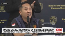 Masinis KA Argo Bromo Anggrek Ditetapkan Tersangka