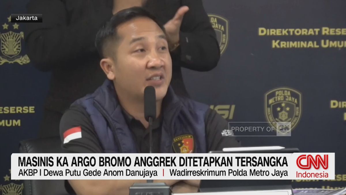 VIDEO: Masinis KA Argo Bromo Anggrek Ditetapkan Tersangka