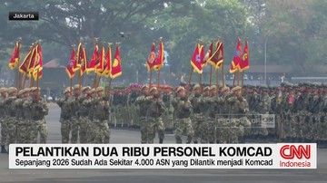 VIDEO: Pelantikan Dua Ribu Personel Komcad