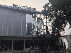 Gimnasium di Denpasar Terbakar, Ada Ledakan Bertubi-tubi Sebelum Api Muncul
