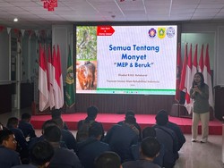 Damkar Bogor Belajar Kenali Primata Agar Tak Keliru Tangani Laporan