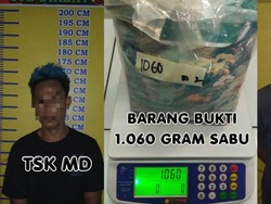 Dua Pria di Palembang Diringkus Kepergok Bawa Sabu 1,6 Kilogram