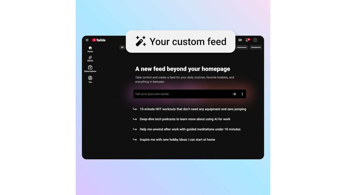 Cara Custom Feeds YouTube Cuma Pakai Tulisan