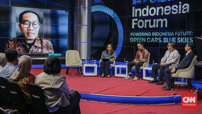 CNN Indonesia menggelar Evolution Forum hari ini, Rabu (30/9) di Studio II di Gedung Transmedia, Jakarta. (CNN Indonesia/Febria Adha L)