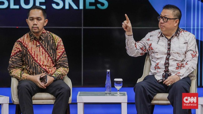 CNN Indonesia menggelar Evolution Forum hari ini, Rabu (30/9) di Studio II di Gedung Transmedia, Jakarta. (CNN Indonesia/Febria Adha L)