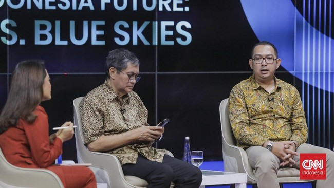 CNN Indonesia menggelar Evolution Forum hari ini, Rabu (30/9) di Studio II di Gedung Transmedia, Jakarta. (CNN Indonesia/Febria Adha L)