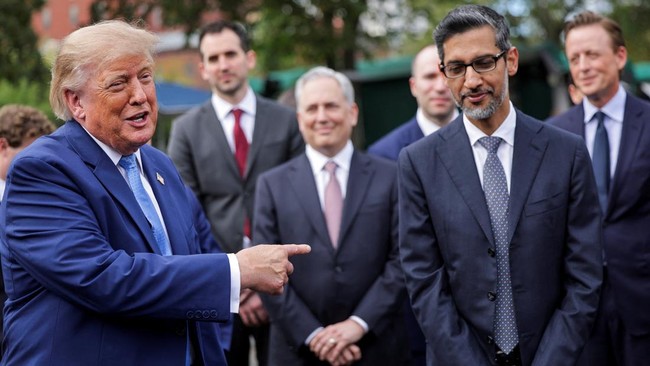 Donald Trump Kumpulkan Para Petinggi AI AS di Gedung Putih