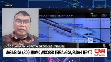 VIDEO: Masinis KA Argo Bromo Anggrek Tersangka, Sudah Tepat?