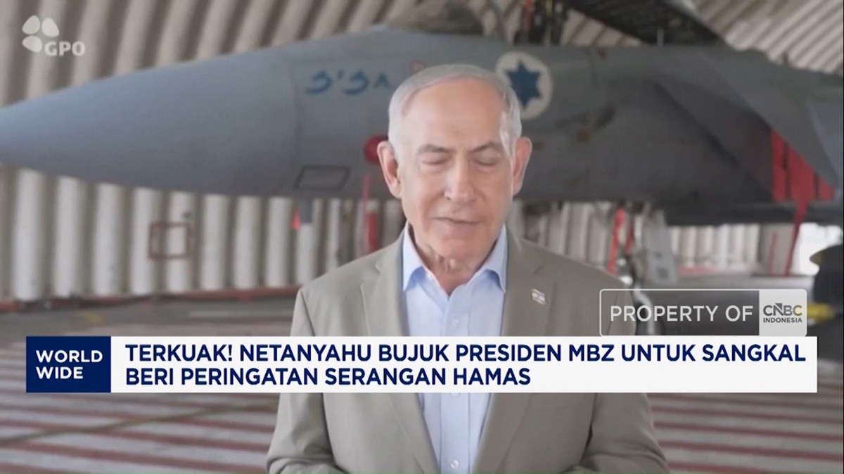 Video: Netanyahu Bujuk MBZ Sangkal Beri Peringatan Serangan Hamas