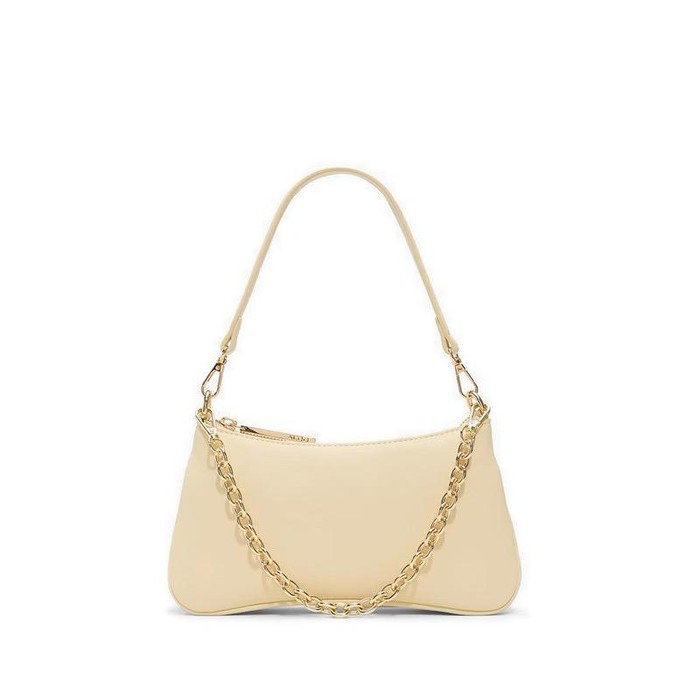 Olevya Women's Shoulder Bag (Light Yellow)