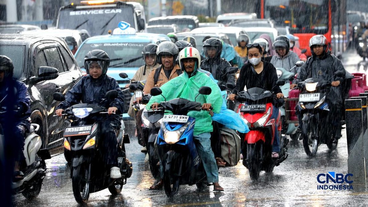 Potensi Hujan Area Jabodetabek dan Wilayah RI Lain Hari Ini