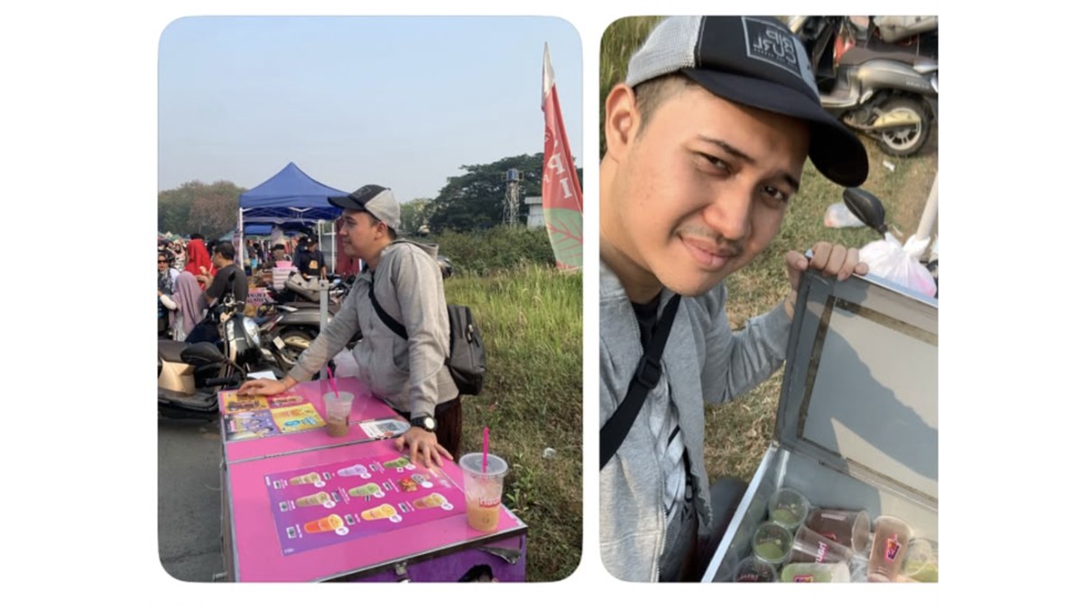Cari Kerja Sulit, Sarjana Pantang Gengsi Jual Minuman Keliling 