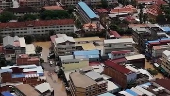 Banjir Besar Landa Kamboja, 21 Ribu Warga Terdampak